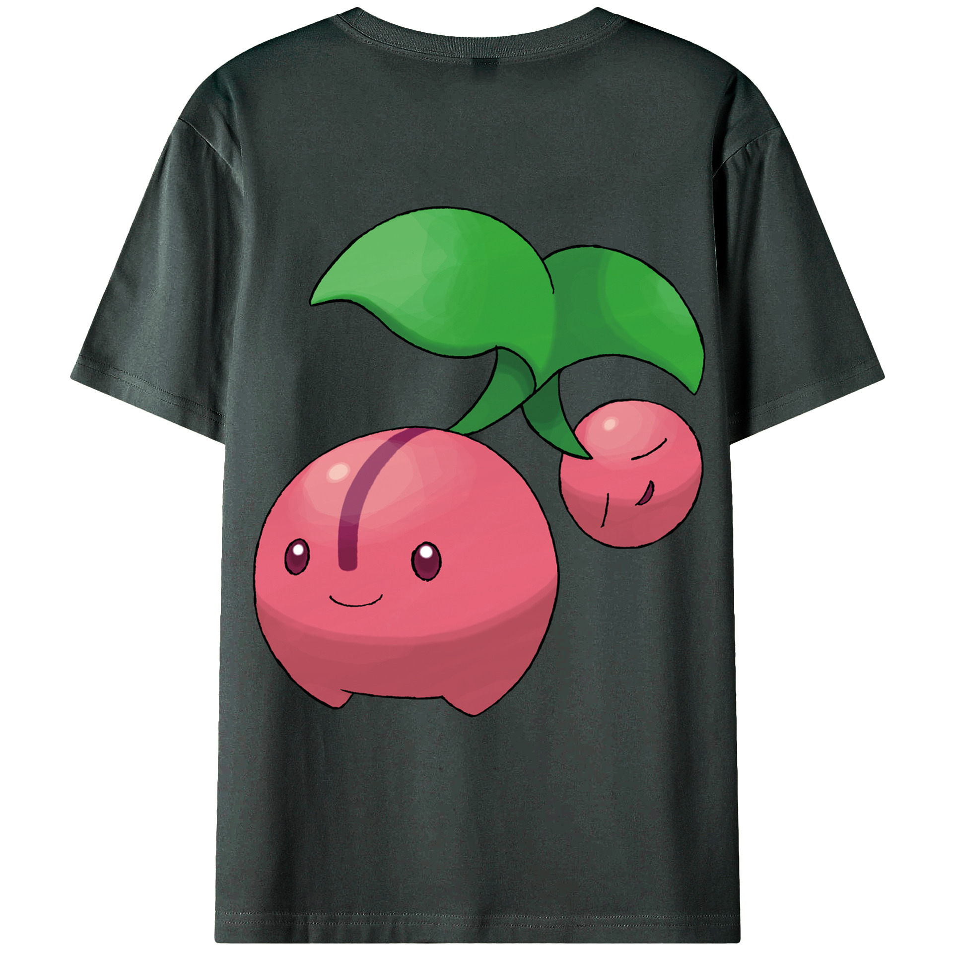 （画像用） ポケットモンスター Pokémon 綿100％ メンズ半袖Tシャツ（バックプリント） 通気性